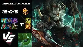 JUNGLE Rengar vs Zac - EU Challenger Patch 15.1