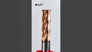 ZLY Solid Carbide 4 Flute Corner Radius end mills Fresas Cnc Tools Milling Cutter Carbide Cutter