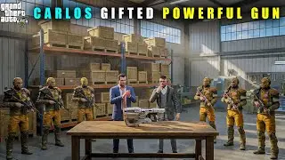 GTA 5 : CARLOS GIFTED POWERFUL GUN TO MICHAEL || BB GAMING