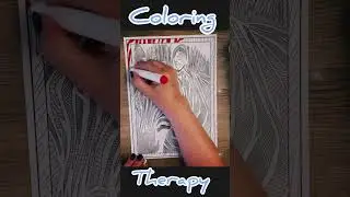 Zebra meditation 🦓🎨 #asmr #cinematicasmr #relax #coloring