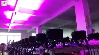Stage Light 9X18W 6 Color LED PAR Disco Light Party Sound Activated DMX Party DJ Lights Downlight