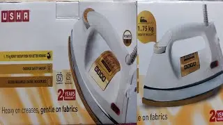 USHA heavy weight iron heavy weight 1.75 kg 1000 watts dry iron box | usha company brands