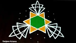 🌺7*4 Dot🌺New design🌺Margazhi🌺 Sankranti🌺Easy Simple Beautiful🌺Traditional Thai Velli Kambi Kolam