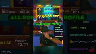 ROSHTEIN DIDN'T EXPECT THIS BIGGEST WIN IN THE SLOT! SUPER WIN FOR A STREAMER AT THE CASINO! #bigwin