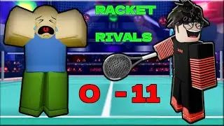 ROBLOX RACKET RIVALS... noob conquers the court!