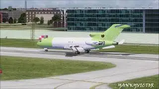 The Vintage Fs2004 on Windows 10! Crazy landing and take off at London City: Boeing Super27!