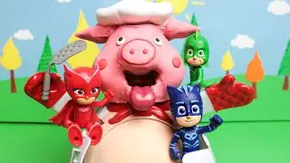 Peppa il Maialotto 🐷 I PJ Masks si sfidano tra loro [Challange divertente]