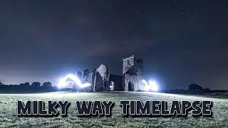 Knowlton Church and Earthworks - Milky Way #timelapse #timelapsephotography