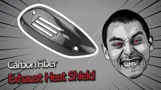 Carbon Fiber Exhaust Heat Shield For Vespa GT/GTS/GTV