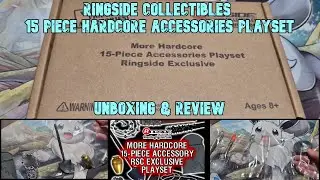 Ringside Collectibles 15 Piece Hardcore Weapons Accessories (Death Match) Playset Opening & Review