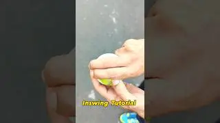 Subscribe 🔔❤️&mdash;How to ball Inswing Tutorial #inswingbowling #swingball