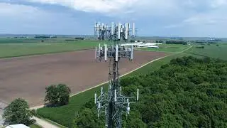 Telecom Tower Inspection. DJI Inspire. Ontario, Canada.