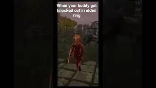 Elden ring funny my buddy got knocked out #elednring #knockout #funny