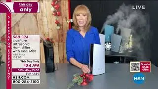 LivePure Ultrasonic Humidifier with Cool Mist