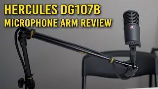 Interestingly Flawed Boom Mic Arm: Hercules DG107B Universal Microphone Arm and Camera Mount Review