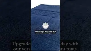 Step into luxury with our elegant and durable mats || Exclusive Hotel Supply