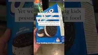 Stop feeding your kids poison #keto #lowcarb #sugar #cookies #oreo #oreos