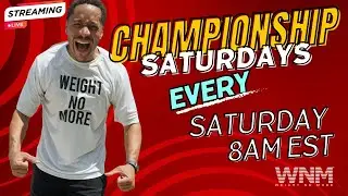 Weight No More  is Live w/ Coach Red & Team WNM