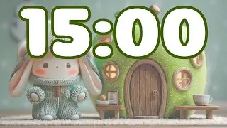 15-Minute Timer 🍎✨ Noki in the Apple &ndash; Cute Cozy Ambience for Focus & Study