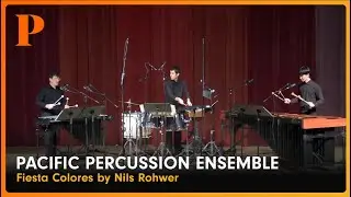 Pacific Percussion Trio Performs Rohwer's Fiesta Colores