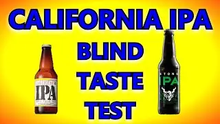 Lagunitas IPA vs Stone IPA &mdash; Blind Taste Test | California IPA Challenge