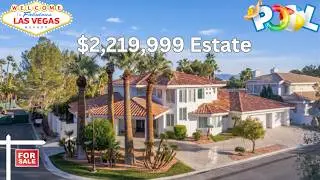 $2.2M Estate For Sale Las Vegas | Spanish Hills | 4,573 sqft | 1/3 acre | 4bed | 5bath | 3car
