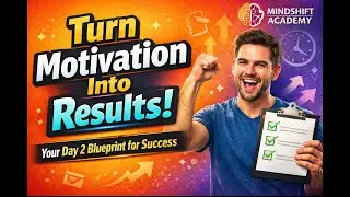 How to Turn Motivation Into Results &ndash; Proven Productivity Tips.  #MindShift Academy