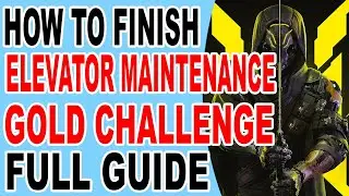 The Run in Elevator Maintenance Gold Challenge Objective pass Through All Cyber Gates Ghostrunner 2
