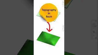 Fastest way to do topography in Revit😍🤩.  #shorts #revit #revittips #tutorial