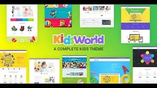 How to make creative Website for Kindergarten | Create Website for School in WordPress