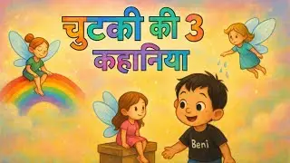 Chutki Ki 3 Kahaniyan &ndash; Pari, Rainbow & Storm | Chutki Kids Story Kahani #hindistories #sunokahaniya