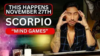 Скорпион ♏️ &laquo;Они играют в игры разума&raquo;. Это происходит 27 ноября. Гадание на картах Таро.