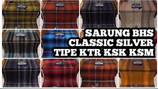sarung BHS CLASSIC silver motif KTR KSK KSM