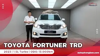 🔴TOYOTA FORTUNER TRD, sx 2016, động cơ 2.7L, máy xăng Sportivo, số tự động, ODO: 111.600km💥