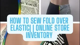 Triangle Top | Use Fold Over Elastic with Zigzag Stitches #fashiondesigner #handmade