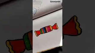 Easy Candy Drawing Idea || Easy And Simple Drawing &lrm;⁨@CraftBy_Simmo04⁩&nbsp; #shorts #short #video #art