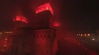 Capodanno 2026 a Ferrara, l'incendio del Castello Estense