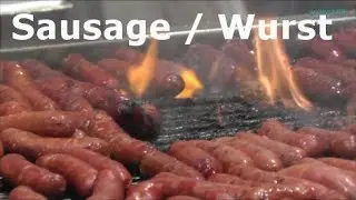 Cooking - Tutorial : Das grillen einer Grillwurst - The grilling of a BBQ Sausage