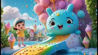 The Ice Cream Bridge Melts Away | Summer Rhyme for Kids | Fun Melting Song with Animals