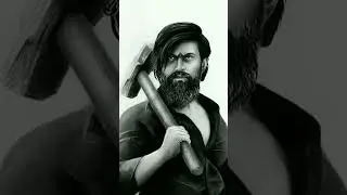 Drawing Yash - Rocky | KGF Chapter 3 #shorts