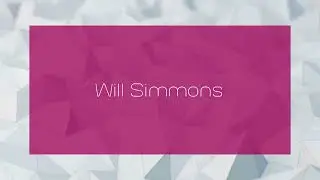 Will Simmons - appearance