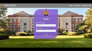 college management system using php mysqli database by arya web coding