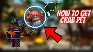 How to get crab pet in roblox islands!!!