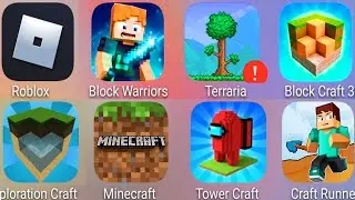 Tower Craft,Minecraft,Block Warriors,Roblox,Exploration Craft,Craft Runner,Block Craft 3D,Terraria
