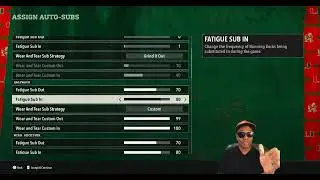 College Football 26 - My Dynamic Auto Subs Sliders for the Best Player Rotations