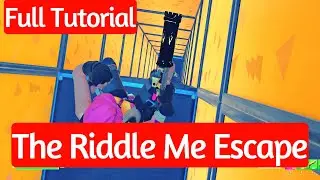 The Riddle Me Escape Room by Rlg&putty Map Code 0764-1752-5321😱😎