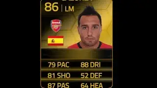 FIFA 14 IF SANTI CAZORLA 86 Player Review & In Game Stats Ultimate Team