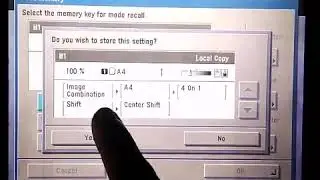 ID card setting in Canon IR3245-PMC
