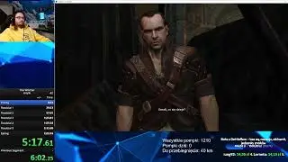 Wiedźmin 1 Speedrun Any% 2h 17m 25s nieoficjalny rekord świata [poprzedni WR 2h 18m 43s]