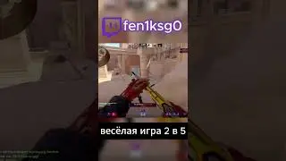 весёлая игра 2 в 5 #cs2 #1vs5clutch #кс #1в5клатч #fun #funny